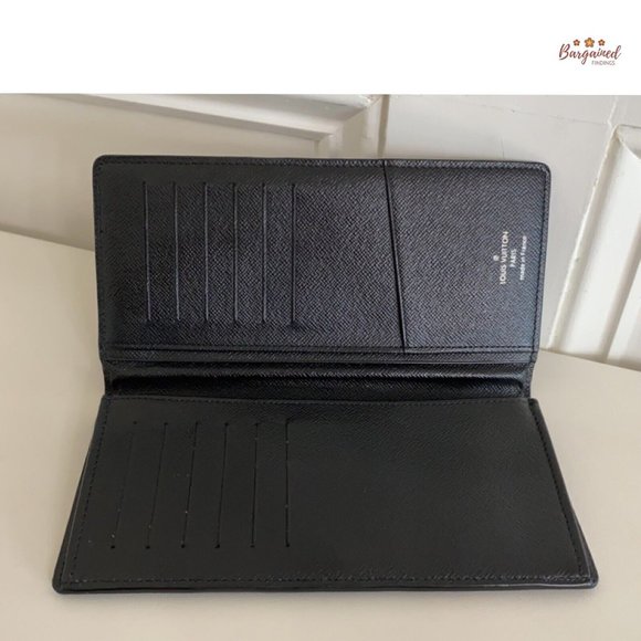 Authentic Louis Vuitton Damier Graphite Coated Canvas Leather Brazza Wallet 2014 - Picture 9 of 14